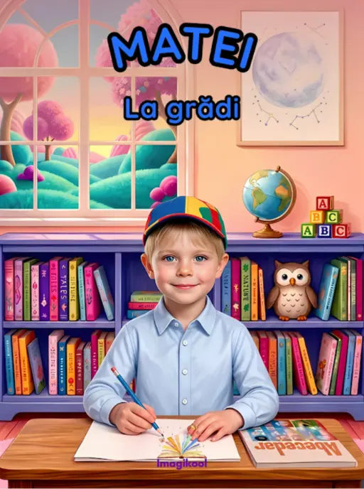 Coperta cărții personalizate pentru copii „La Grădi” de la Imagikool