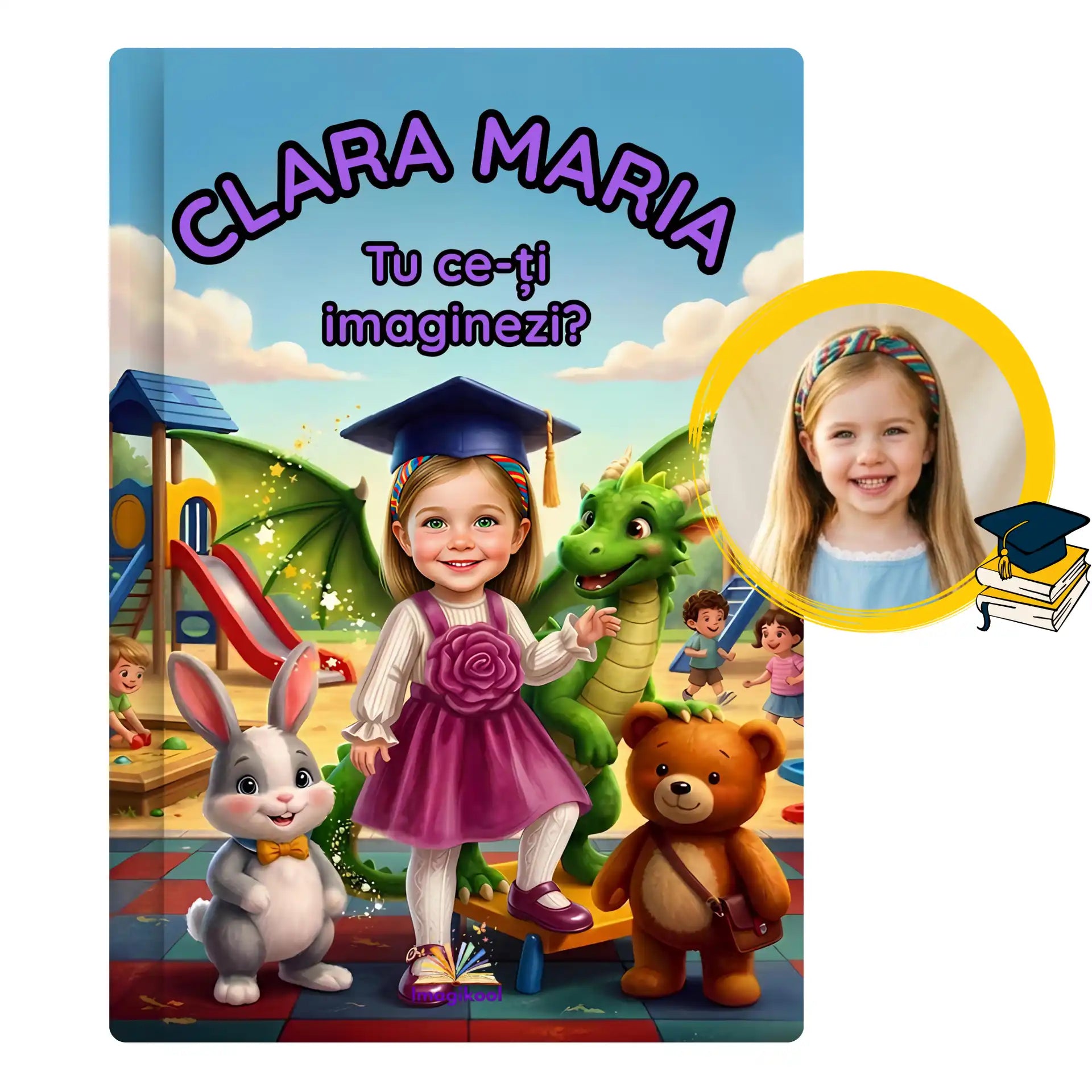 Coperta carte personalizata tu ce-ti imaginezi la gradinita de la imagikool