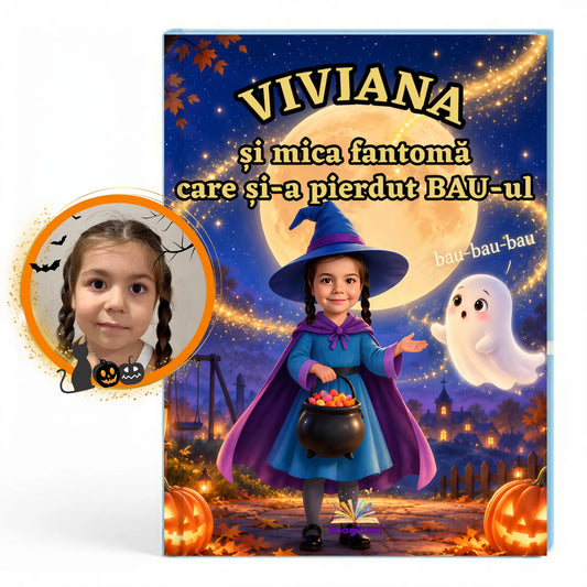 Coperta cartii personalizata de Halloween de la Imagikool 