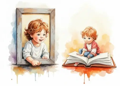 Copilul apare în ilustrațiile cărții exact așa cum este – personalizare reală Imagikool