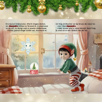 Copil erou în aventura magica de Craciun – carte personalizata Imagikool
