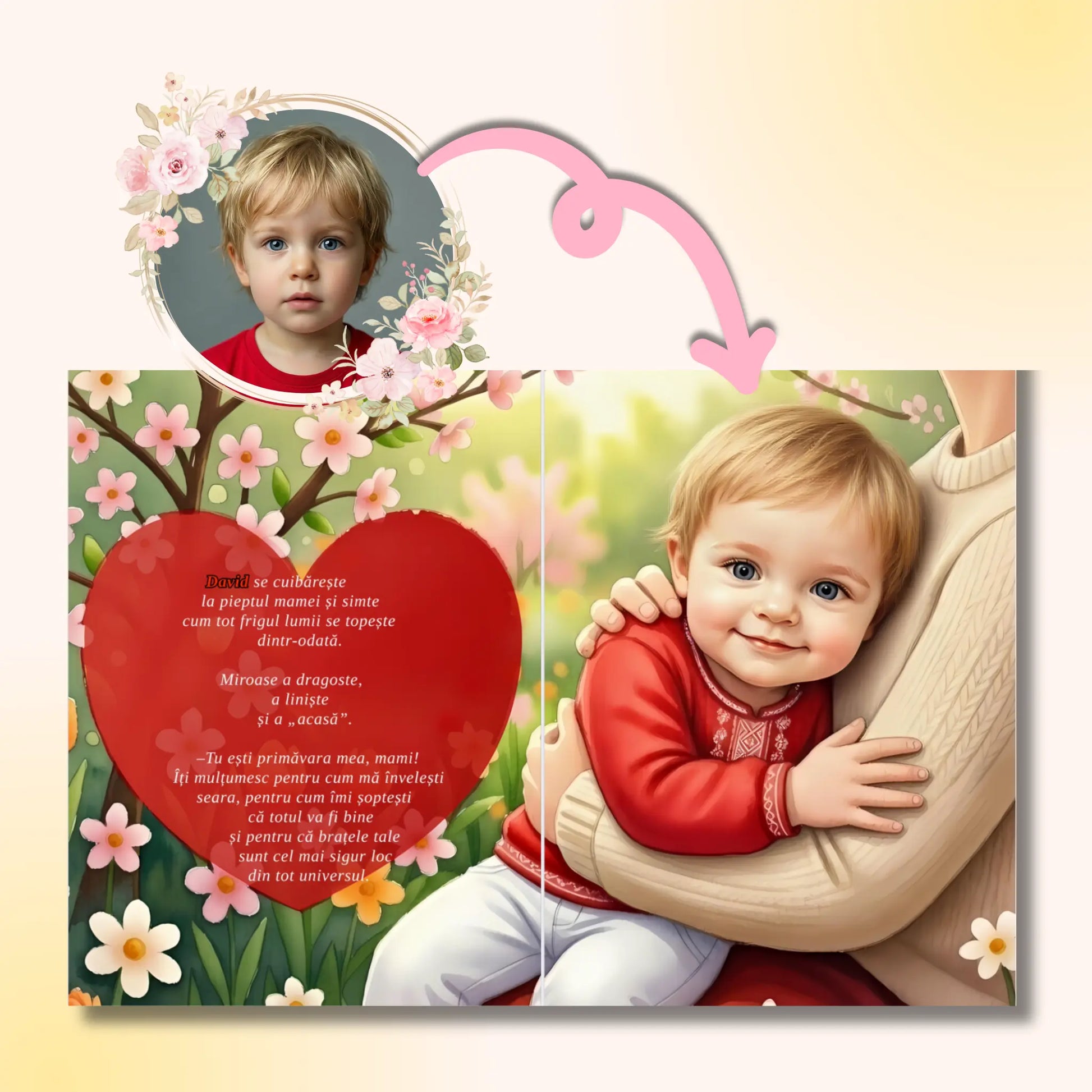 Baiat erou in cartea personalizata te iubeste de la Imagikool
