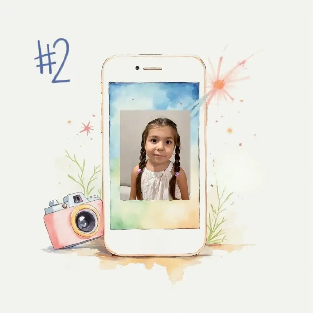 Pasul doi: încarcă fotografia copilului pentru a crea o carte ilustrată personalizată Imagikool